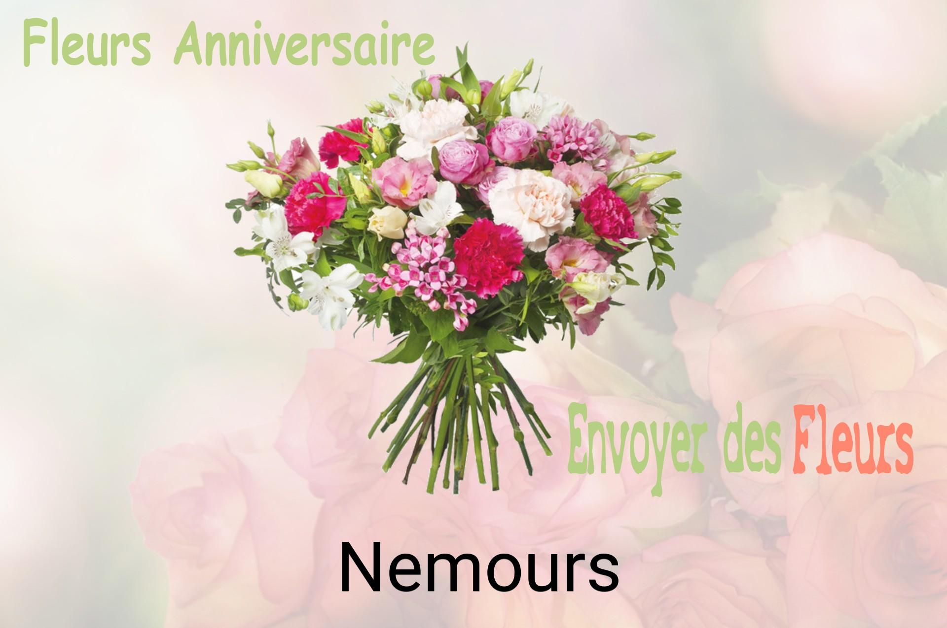 Bouquet de fleurs d’anniversaire livré à Nemours
